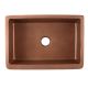 Copper Square Mount Kitchen Sink Contemporary Artisan Crafted